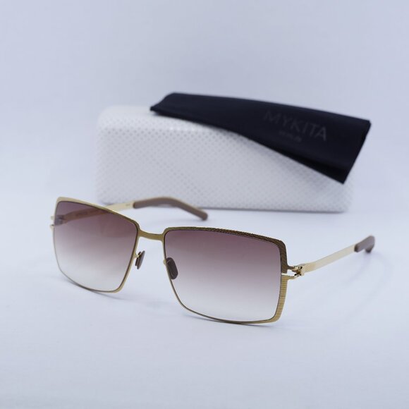 Final Price! Mykita MYKITA-NO1 SUN-LEONA-GOLD LINE 08 Sunglasses